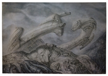 H.R. Giger Signed Limited Edition Portfolio From ''Alien'' -- Six Prints Each Signed by the Famed Surrealist Artist Measuring 27.5'' x 39.5''