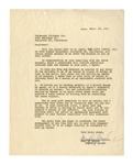 Humphrey Bogart Letter Signed From 1953 -- Directing Paramount to Send Checks to His Notorious Agent, The Jaffe Agency -- With Beckett COA
