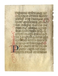 15th Century Hand-Painted Manuscript From ''Book of Hours''