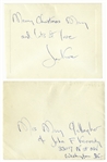Jackie Kennedy Brooch Gifted to JFK's Secretary in 1960 -- With Autograph Note Signed by Jackie Kennedy