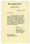 U.S. Senate Towel Used by John F. Kennedy, From His Senate Office Bathroom