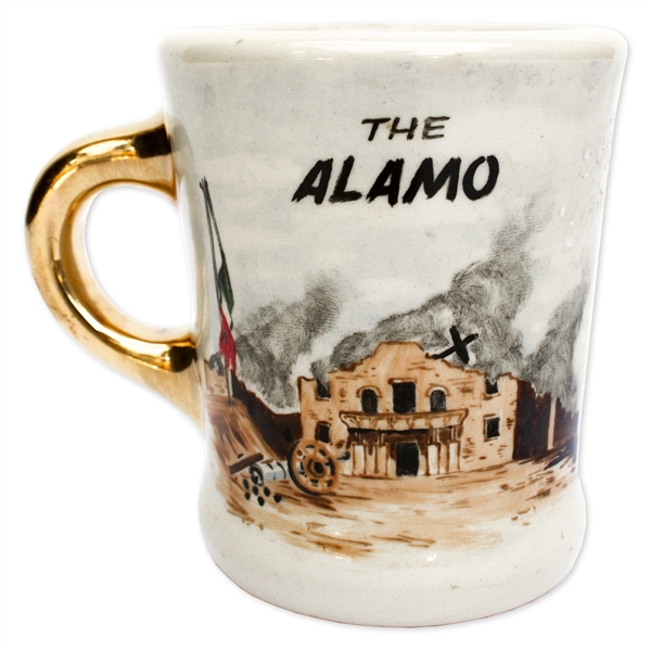 John Wayne Coffee Mug That He Gave to Crew of ''The Alamo''