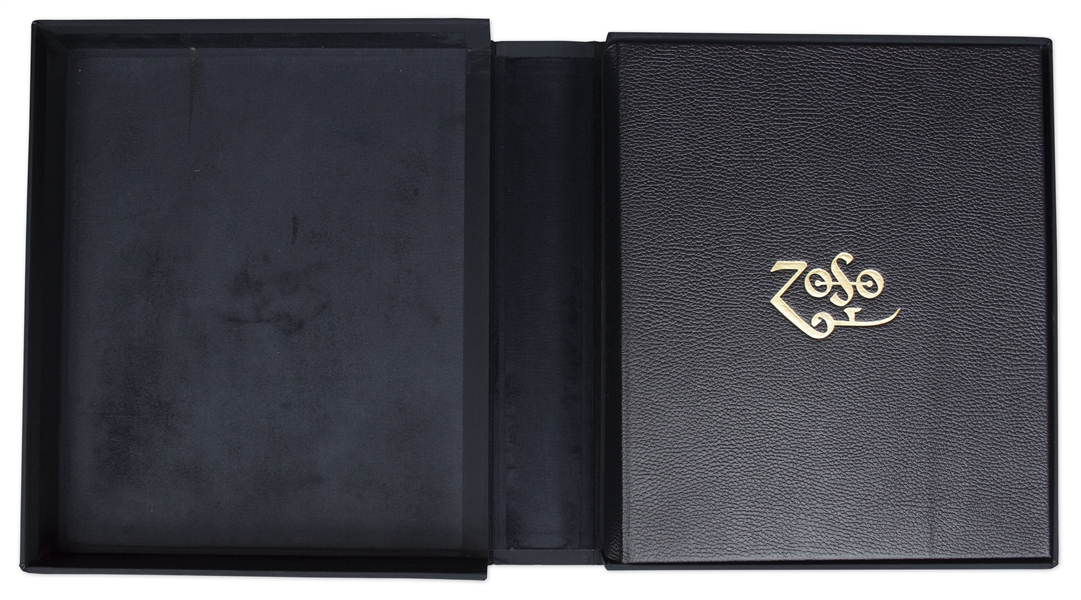 Jimmy Page Signed Limited Edition of ''ZoSo'', His Photographic Autobiography -- The Deluxe Edition