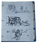 Storyboards for the Ridley Scott Directed Film ''Legend'', Starring Tom Cruise