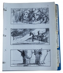 Storyboards for the Ridley Scott Directed Film ''Legend'', Starring Tom Cruise