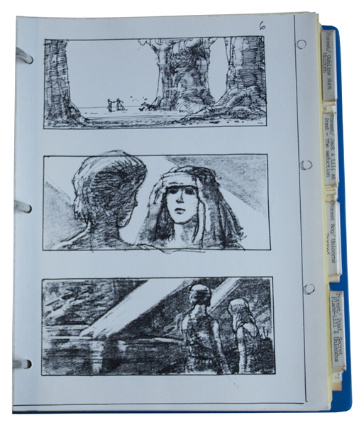 Storyboards for the Ridley Scott Directed Film ''Legend'', Starring Tom Cruise