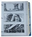 Storyboards for the Ridley Scott Directed Film ''Legend'', Starring Tom Cruise