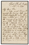 Dual-Signed Autograph Letter by ''Charles L. Dodgson / alias 'Lewis Carroll''', With Alice & Looking Glass Content: ''...They were inspired originally by an 'Alice', now a grown woman...''