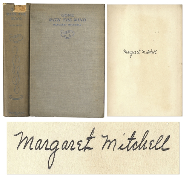Margaret Mitchell Signed First Edition, First Printing of ''Gone With The Wind''