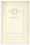Margaret Mitchell Signed First Edition, First Printing of ''Gone With The Wind''