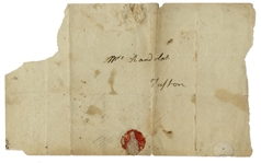 Martha Jefferson Randolph Autograph Letter Signed -- Martha Was Acting First Lady for Her Father, President Thomas Jefferson During His Presidency
