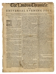 London Newspaper from August 1763, Announcing the Mason-Dixon Line Survey -- Perhaps the First Public Mention of the Famous Boundary Line