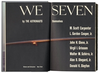 Mercury Seven Astronauts Signed Book, ''We Seven'' -- Signed By All Seven Astronauts, Twice by John Glenn -- With Steve Zarelli COA for All Signatures