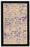 Claude Monet Autograph Letter Signed -- ''...thanks to my good Jean Pierre for having taken a moment to come to visit me...This was a cheerful distraction from my usual sad thoughts...''