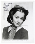 Olivia de Havilland Signed 8'' x 10'' Photo From ''Gone With the Wind''