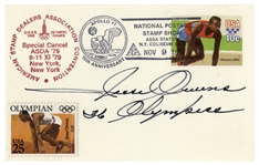Jesse Owens Signed Card Jesse Owens / 36 Olympics