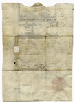Andrew Jackson Ship's Passport Signed as President