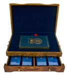 Ronald Reagan Signed Speaking My Mind Special Limited Edition -- Housed in Luxury Oak Case