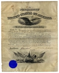 Theodore Roosevelt Military Commission From 1901, Signed as President