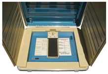 Florida Voting Booth From the 2000 Presidential Election -- The State Whose Recount Was Decided by the Supreme Court in the Closest Presidential Election in U.S. History