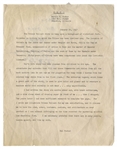 ''Prince Valiant'' Limited Edition Color Lithograph Signed by Hal Foster -- Along With Typed Letter Describing the Origins of Prince Valiant