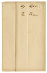 Queen Victoria Autograph Letter Signed From 1837, Just Months After Her Coronation