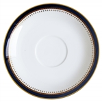 Ronald Reagan Presidential China Soup Bowl Set -- Beautiful Design in Navy and Gilt
