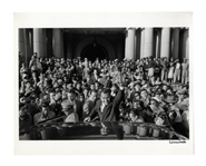 Alfred Eisenstaedt Signed Photo of Vice President Richard Nixon During His 1955 Trip to Central America -- Also With a Slide of Nixon by Eisenstaedt & a Nixon Signed Book