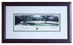 Ronald Reagan Signed Photo of His Presidential Library -- Limited Edition