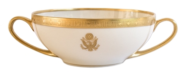 Set of Presidential China From the Early 20th Century -- All 9 Pieces Made for Air Force One on the Presidential Train