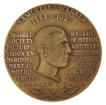 Samuel L. Warner Award to Audio Engineer Charles C. Davis -- Made of 14K Gold