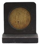 Samuel L. Warner Award to Audio Engineer Charles C. Davis -- Made of 14K Gold