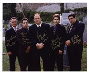 ''The Sopranos'' 20'' x 16'' Cast Signed Photo -- With Steiner COA