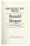 Ronald Reagan Signed Limited Edition of His Speeches, ''Speaking My Mind''