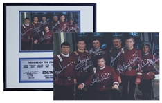 Star Trek Cast Signed Photo -- Limited Edition Signed by All 7 Crew Members of the Starship Enterprise