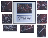 Star Trek Cast Signed Photo -- Limited Edition Signed by All 7 Crew Members of the Starship Enterprise