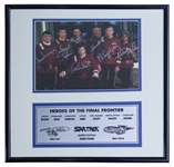 Star Trek Cast Signed Photo -- Limited Edition Signed by All 7 Crew Members of the Starship Enterprise