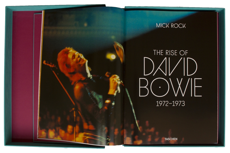 David Bowie Memorabilia David Bowie Signed Limited Edition of ''The Rise of David Bowie, 1972-1973'' -- Taschen Book With Fantastic, Personal Images of Bowie From His Early, Ziggy Stardust Days