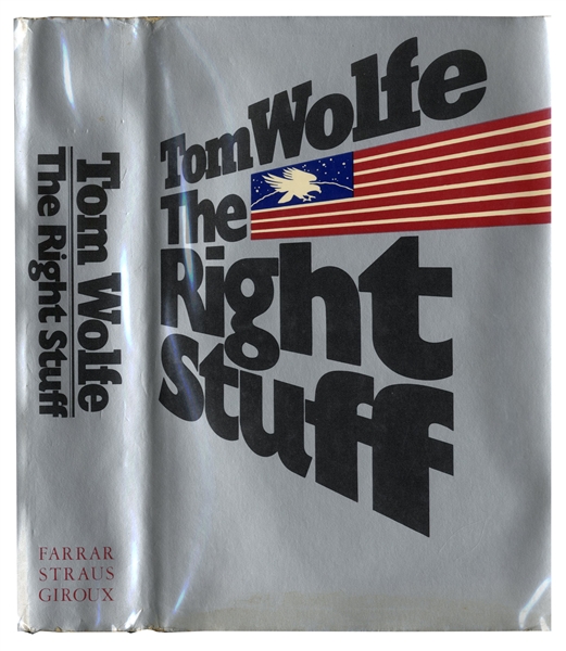 Tom Wolfe Signed First Printing of ''The Right Stuff'', His Landmark Book on the Mercury 7