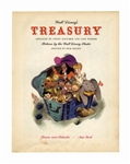Walt Disney Signed Copy of the Disney book ''Treasury'' -- Large Signature Measures Over 8'' Long