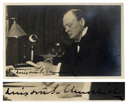 Winston Churchill Signed Photo