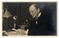 Winston Churchill Signed Photo