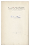 Woodrow Wilson Signed ''History of the American People'' -- Limited Edition for Princeton Alumni