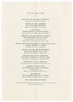 Smithsonian Program From 1948 for ''The Presentation of the Wright Brothers' Aeroplane of 1903'' -- Very Rare, With Infamous Smithsonian ''Label'' Printed Within