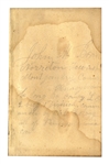 Two Diaries by 17th PA Cavalry Sergeant, With Constant Battle Content -- Todd's Tavern, Spotsylvania C.H., Cold Harbor, White House, Deep Bottom Run, Fisher's Hill, Cedar Creek & Winchester