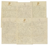 Rene Gagnon 1944 WWII Autograph Letter Twice Signed -- ...Id even go over the hill [AWOL] and go to Manchester to see you if you wanted me to, but I know you dont want me to...