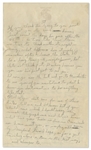 Rene Gagnon 1944 WWII Autograph Letter Twice Signed -- ''...I'd even go over the hill [AWOL] and go to Manchester to see you if you wanted me to, but I know you don't want me to...''