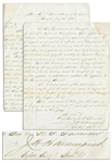 William T. Shermans Civil War Orders Handwritten by His Assistant Following the Battle of Memphis -- ...All houses inside the new Fort must be forthwith vacated by families...