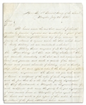 William T. Sherman's Civil War Orders Handwritten by His Assistant Following the Battle of Memphis -- ''...All houses inside the new Fort must be forthwith vacated by families...''