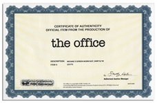 Steve Carell Screen-Worn Wardrobe From ''The Office'' -- With a COA From NBC Universal